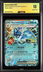 ⚠️ Gyarados ex 045 Pokemon Scarlet & Violet Base Set~MBA GRADE 10~ SHOOT OFFER💨