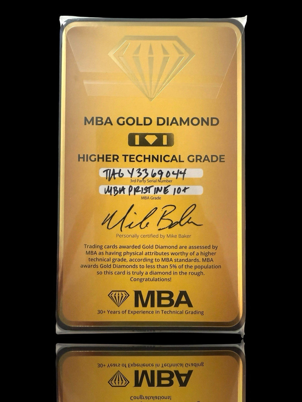 💎 Eustass"Captain"Kid Azure Sea's Seven~TAG 10~PRISTINE GOLD DIAMOND MBA 💎