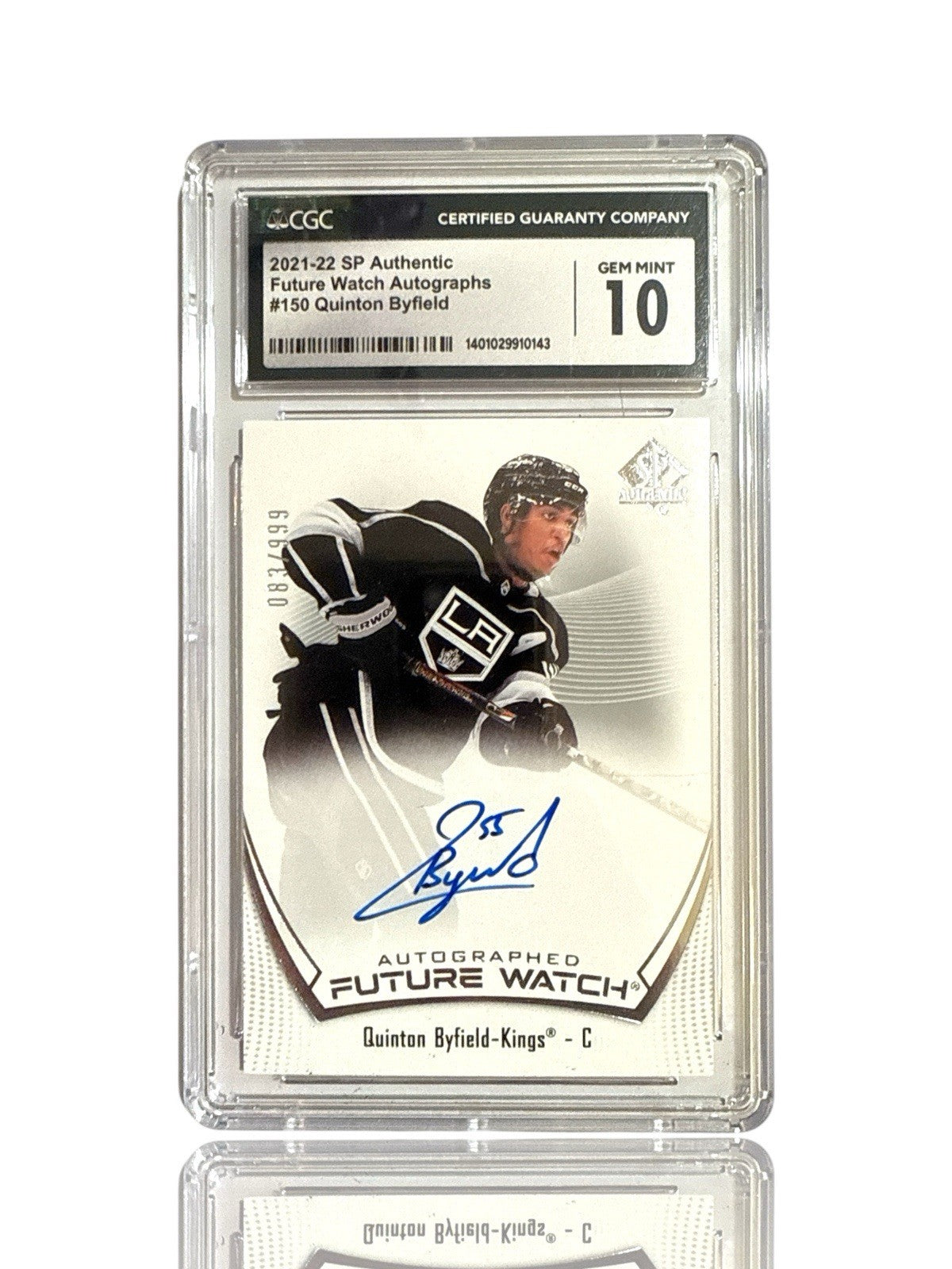 ‼️2021-22 SP Authentic AUTO Future Watch Quinton Byfield #150 GRADE 10~AUTO 10💨