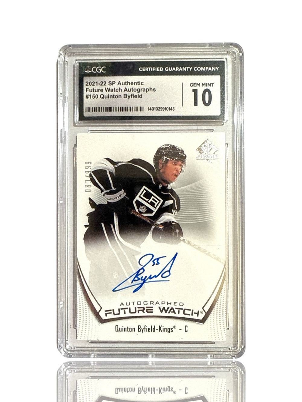 ‼️2021-22 SP Authentic AUTO Future Watch Quinton Byfield #150 GRADE 10~AUTO 10💨
