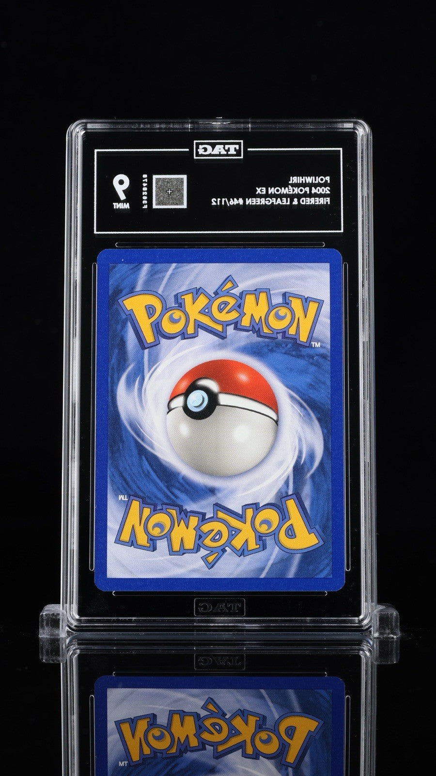 💙 2004 POKEMON EX FIRERED & LEAFGREEN #46 POLIWHIRL FIRE RED & LEAF GREEN TAG 9