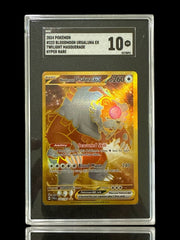 🩸Bloodmoon Ursaluna ex 222/167: Twilight Masquerade GRADE 10! SHOOT OFFER!💨
