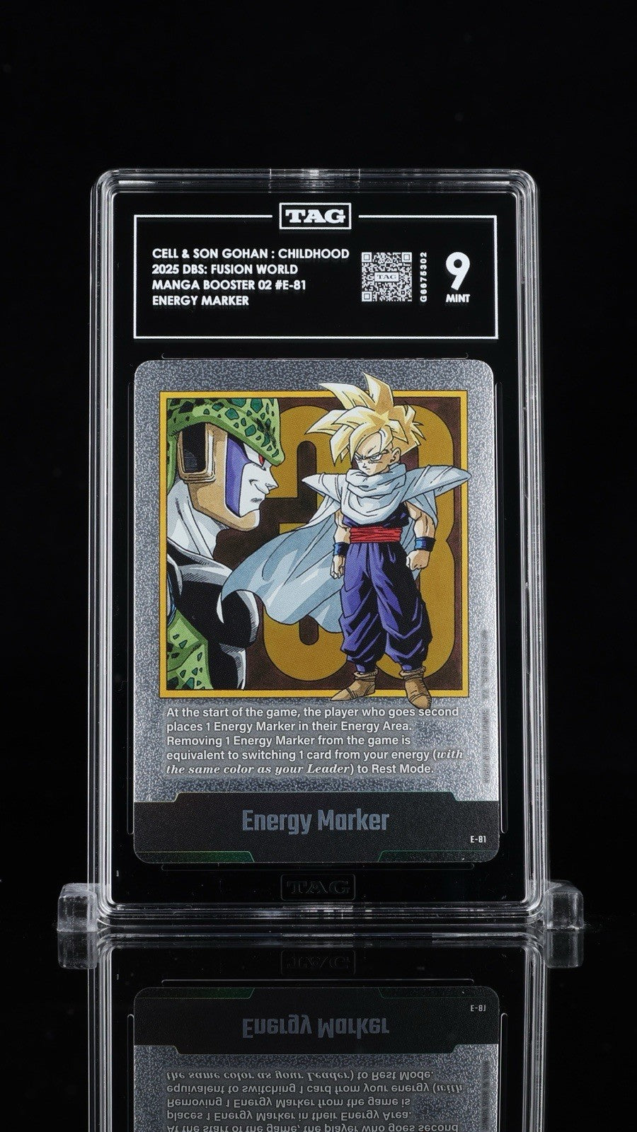🔥 CELL & SON GOHAN: CHILDHOOD ENERGY MARKER DBS: MANGA 02 #E-81~ TAG 9!💨
