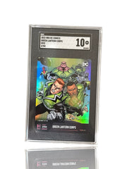 ‼️DC COMICS GREEN LANTERN CORPS CARD GRADE 10! FAST SHIPPING! SHOOT OFFER 💨
