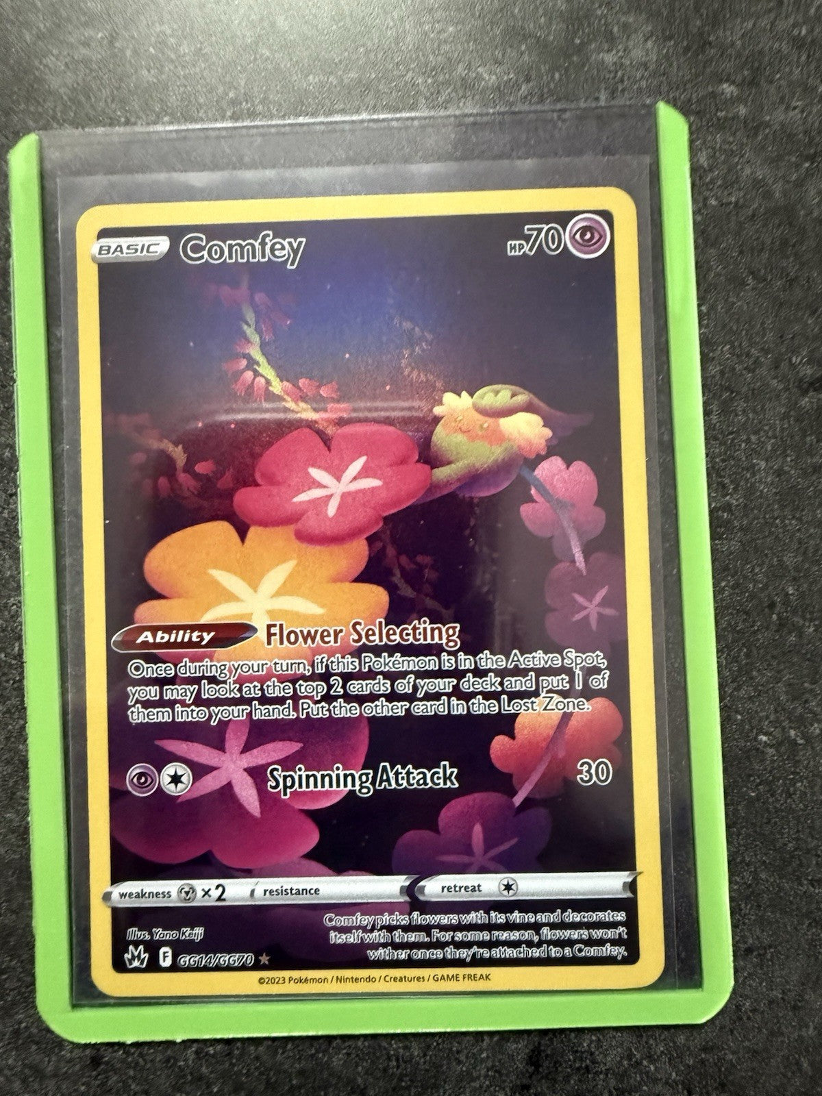 Comfey GG14/GG70 Crown Zenith: Galarian Gallery Holo