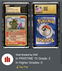 💎Ludicolo Delta Species #6 Crystal Guardians GRADE 10 PRISTINE GOLD LABEL POP 2
