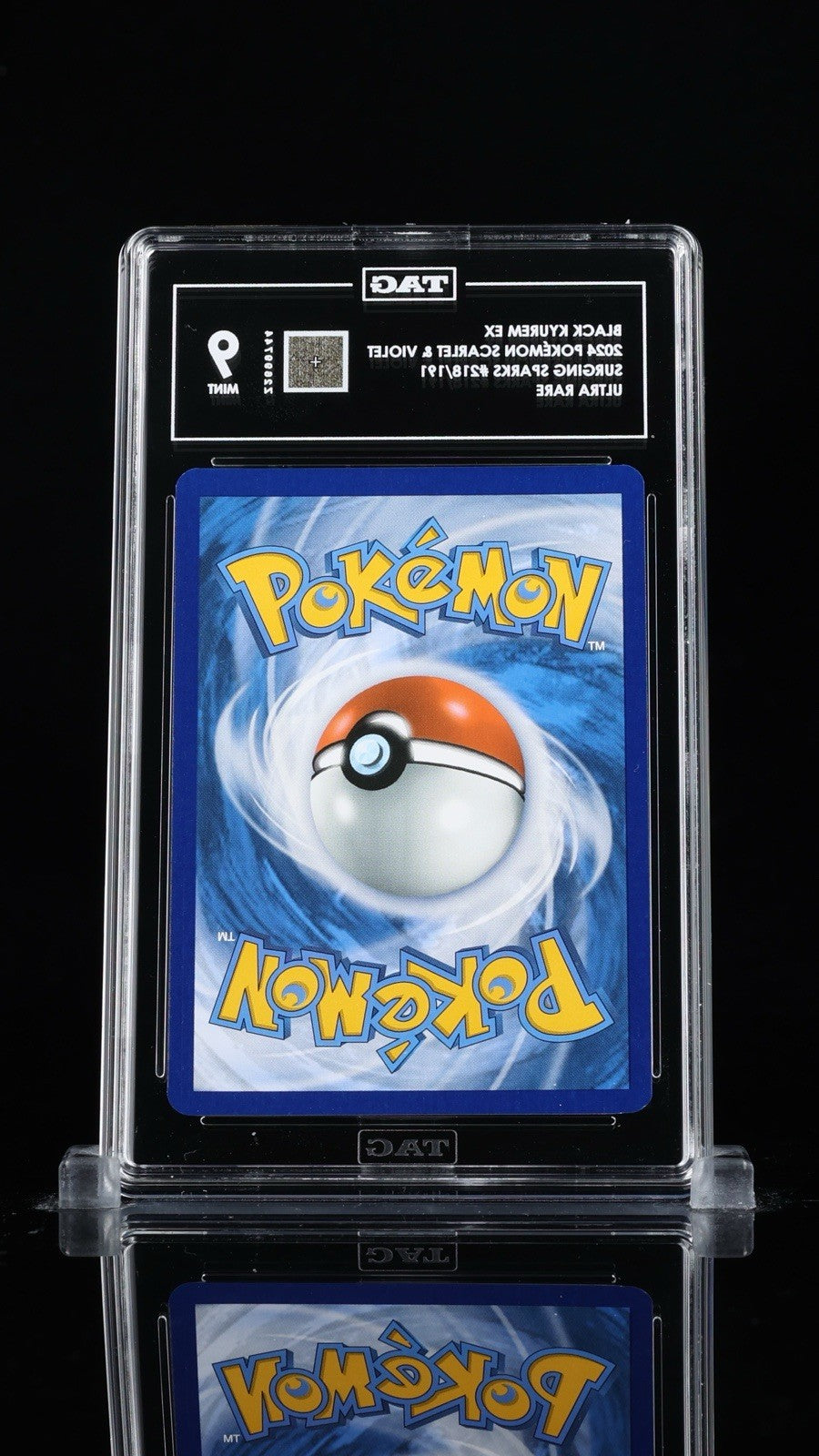 ‼️BLACK KYUREM EX 2024 POKÉMON SCARLET & VIOLET SURGING SPARKS #218/191~TAG 9!💨