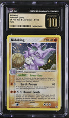 💎 Pokemon Nidoking #8 FireRed & LeafGreen GRADE 10 PRISTINE GOLD LABEL TOP POP!