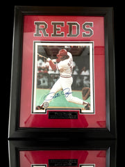 💎 Pete Rose Autographed 15x10 Photo #1 Hit King 4,256 Framed ROSE COA AUTHENTIC