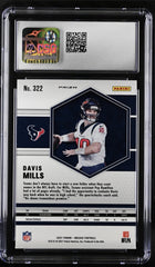 ‼️2021 Panini Mosaic Rookies Davis Mills #322 Mosaic Reactive Orange Prizm RC💨