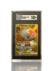 ‼️Pokemon Bloodmoon Ursaluna ex 222/167: Twilight Masquerade Holo GRADE 10!💨