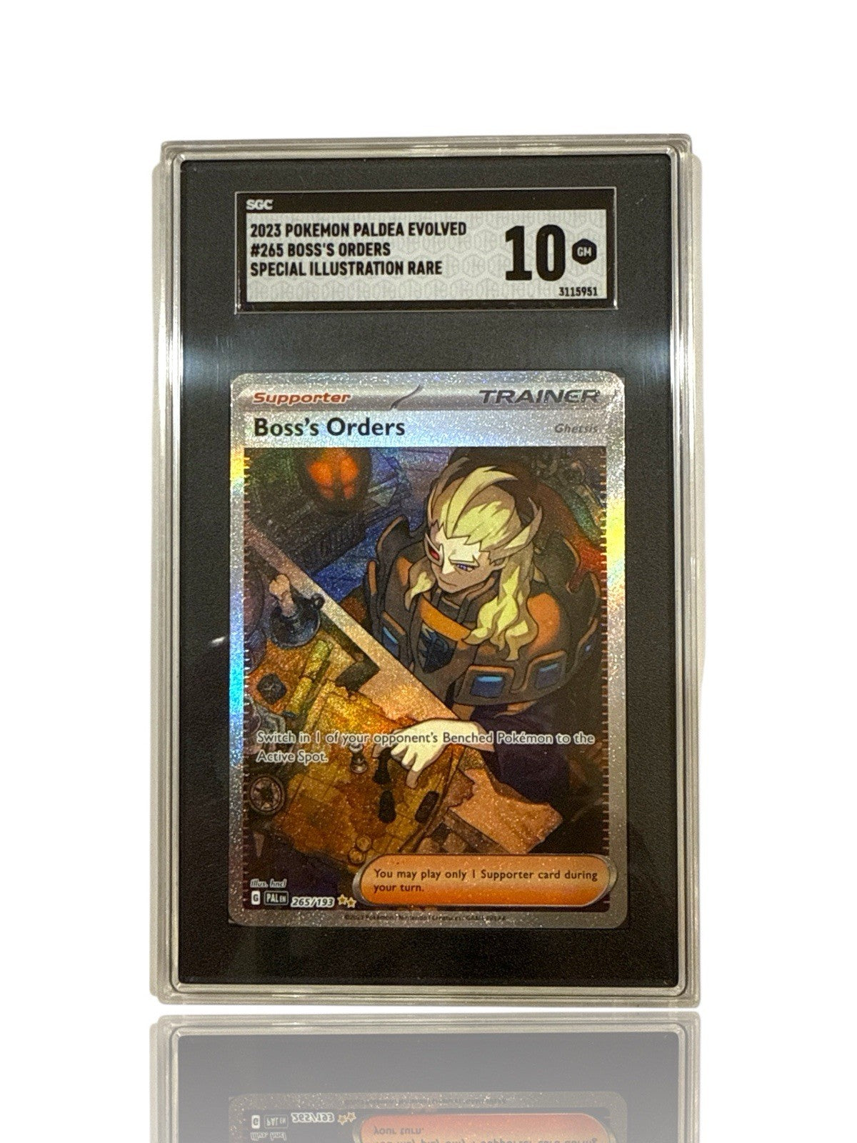 ‼️POKEMON Boss's Orders #265: Paldea Evolved GRADE 10! FAST SHIP~SHOOT OFFER💨