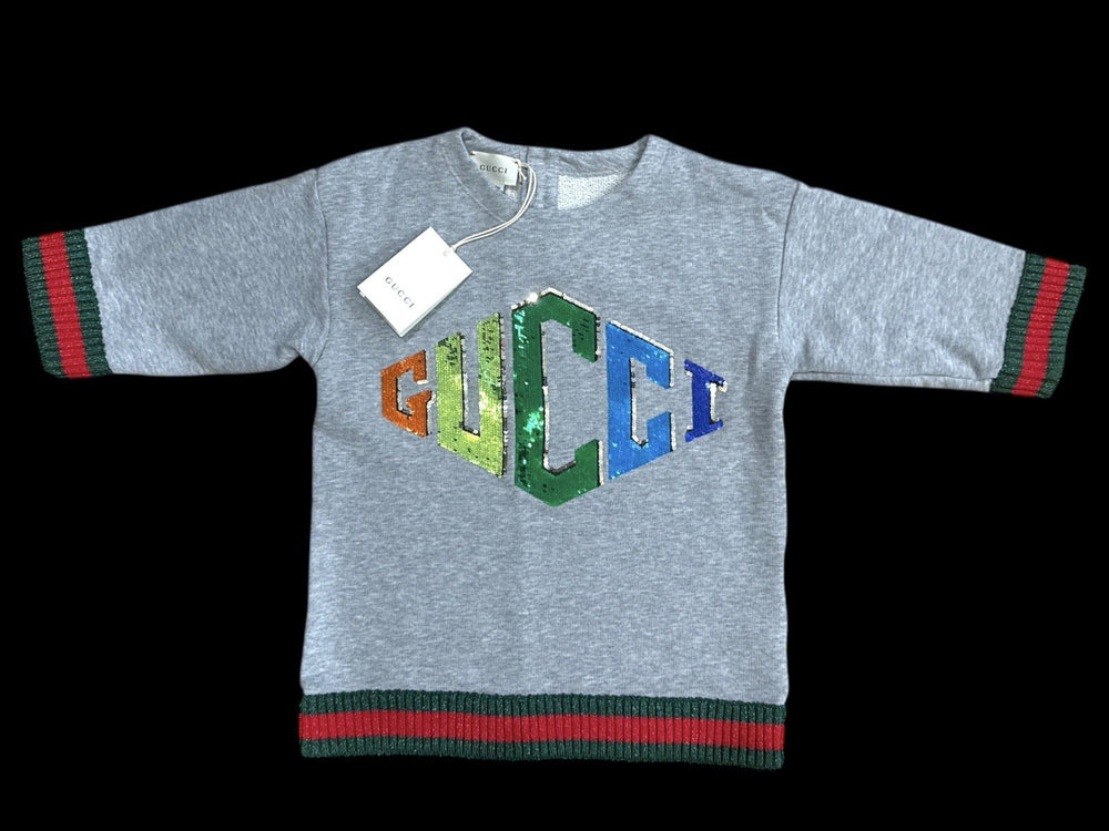 🚨NEW RARE GUCCI UNISEX SWEATSHIRT SIZE 8 MULTICOLOR~SAME DAY SHIP~SHOOT OFFER💨
