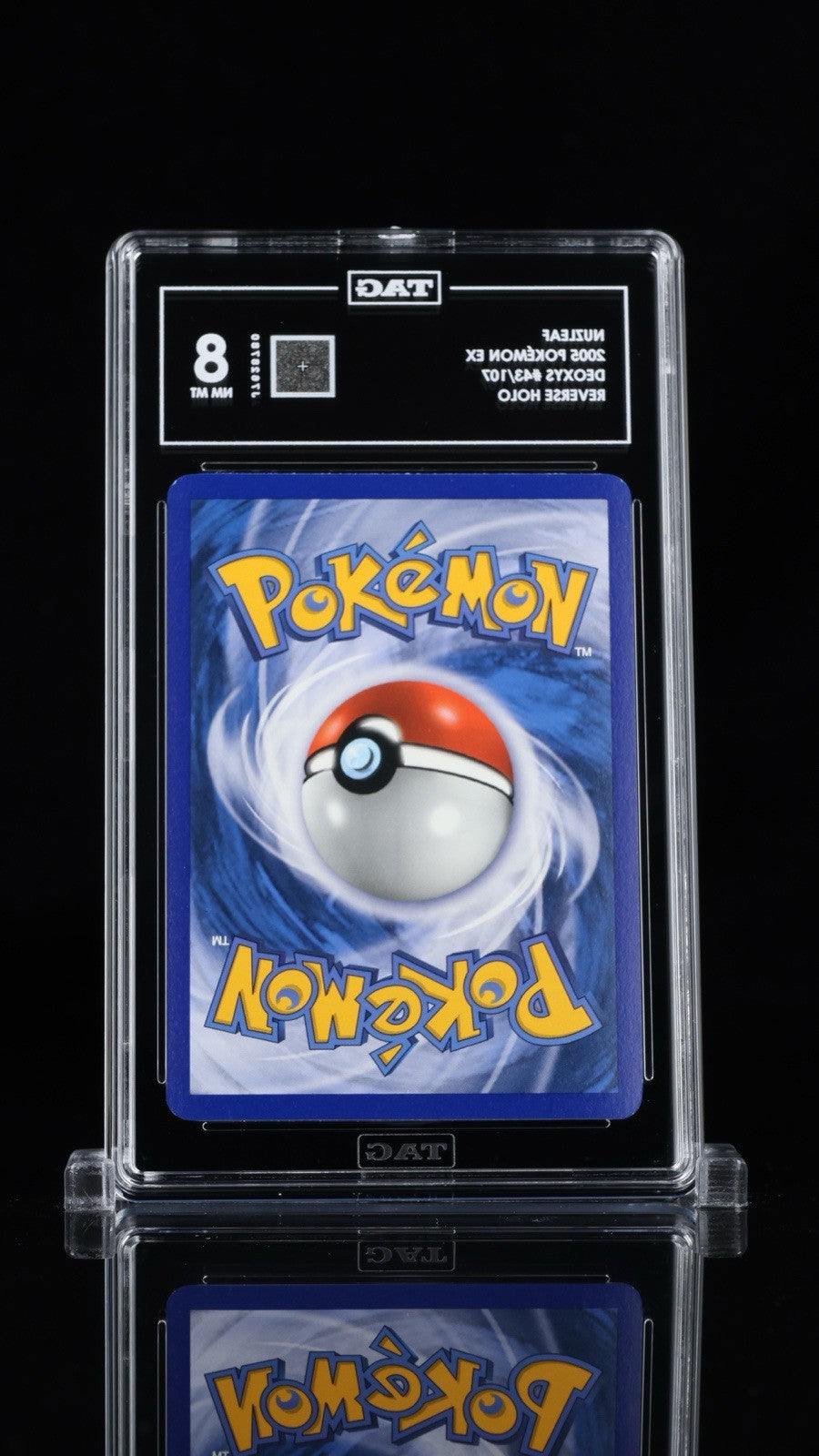 ‼️Nuzleaf 43/107 Deoxys Reverse Holo~ TAG GRADE 8~ SAME DAY SHIP~SHOOT OFFER!💨