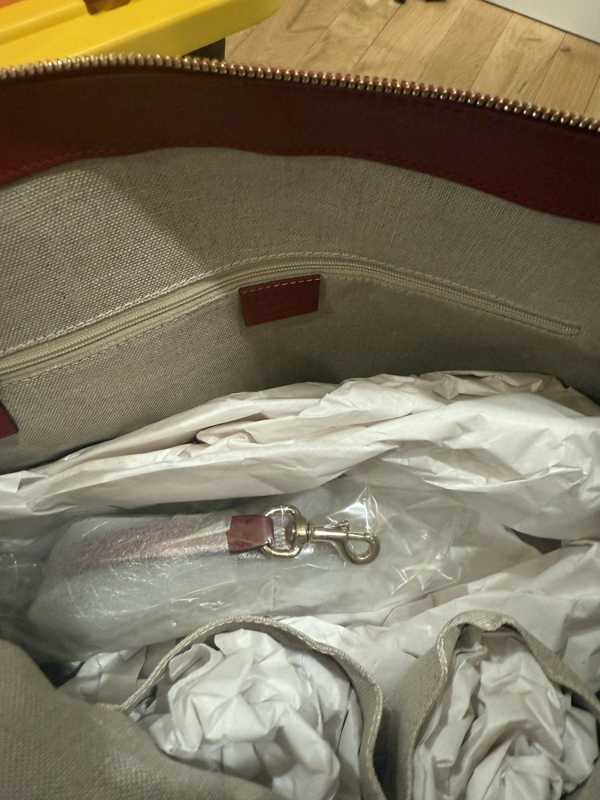 ‼️NEW Gucci Guccissima Margaux Satchel/Shoulder Tote In Red: RETAIL IS $2400💨