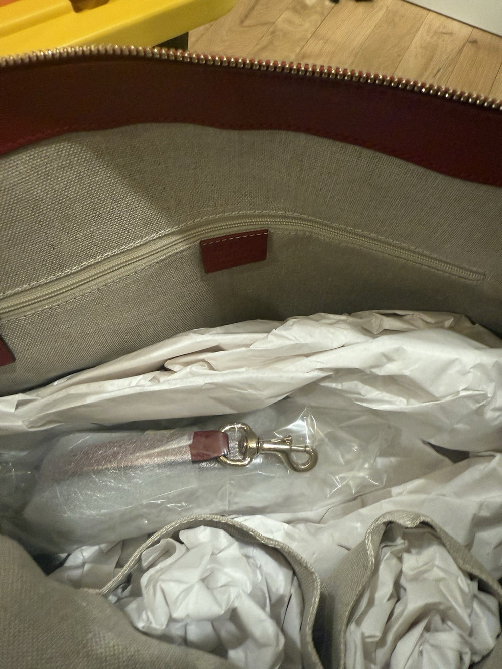 ‼️NEW Gucci Guccissima Margaux Satchel/Shoulder Tote In Red: RETAIL IS $2400💨