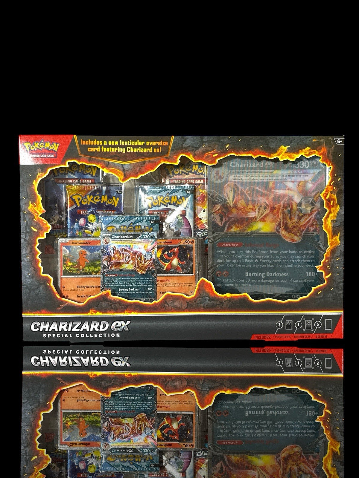 💎 NEW SEALED~Pokémon TCG Charizard ex Premium Collection Box 6 Pack~FAST SHIP💨