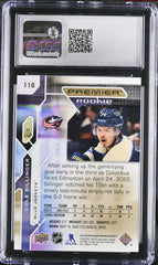 ‼️2021-22 UD Premier Rookies Cole Sillinger #116 Gold /199~POP 1~GRADE 10💨
