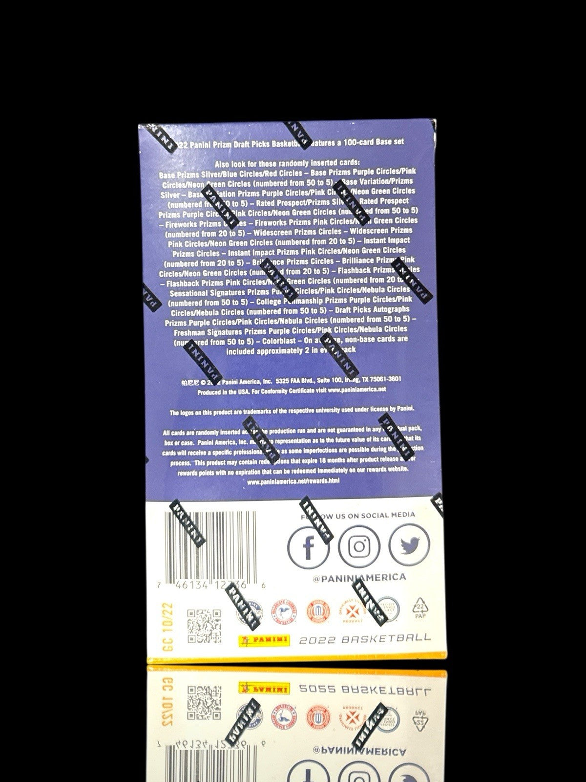 💎NEW 2022 Panini Prizm Draft Picks Hybrid Hobby H2 Fast Break Basketball Box💨