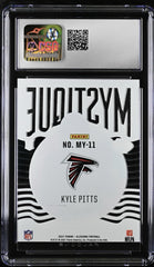 ‼️2021 Panini Illusions - Mystique Kyle Pitts #MY-11 (RC) GRADE 9! SHOOT OFFER💨