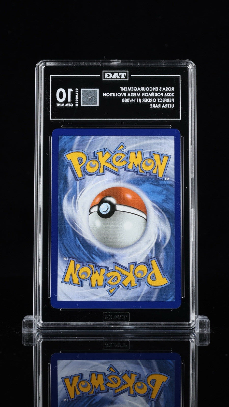 💎 Rosa's Encouragement 114 Pokemon Perfect Order Holo TAG GRADE 10! LOW POP!💨