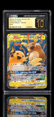 ⚡️Raichu & Alolan Raichu Tag Team Unified Minds D54~PRISTINE 10 GOLD LABEL!💨