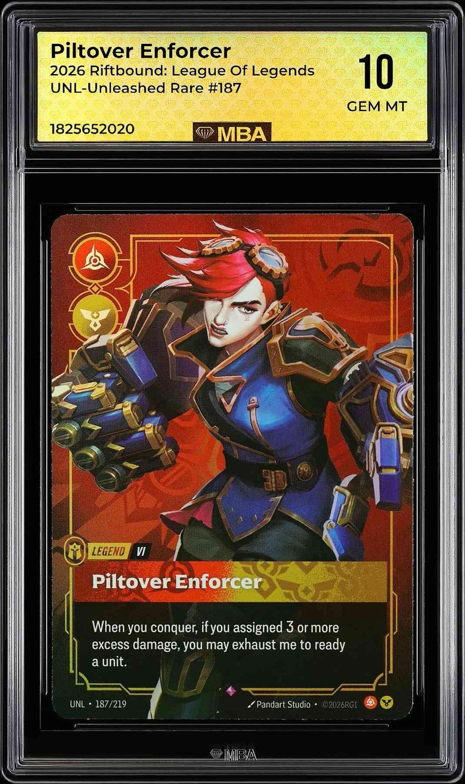 ⚠️ Riftbound: League of Legends Unleashed Piltover Enforcer #187~MBA 10~POP 1!💨