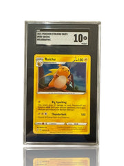 ‼️Pokemon Raichu 050/203: Evolving Skies Holo GRADE 10! FAST SHIP~SHOOT OFFER💨