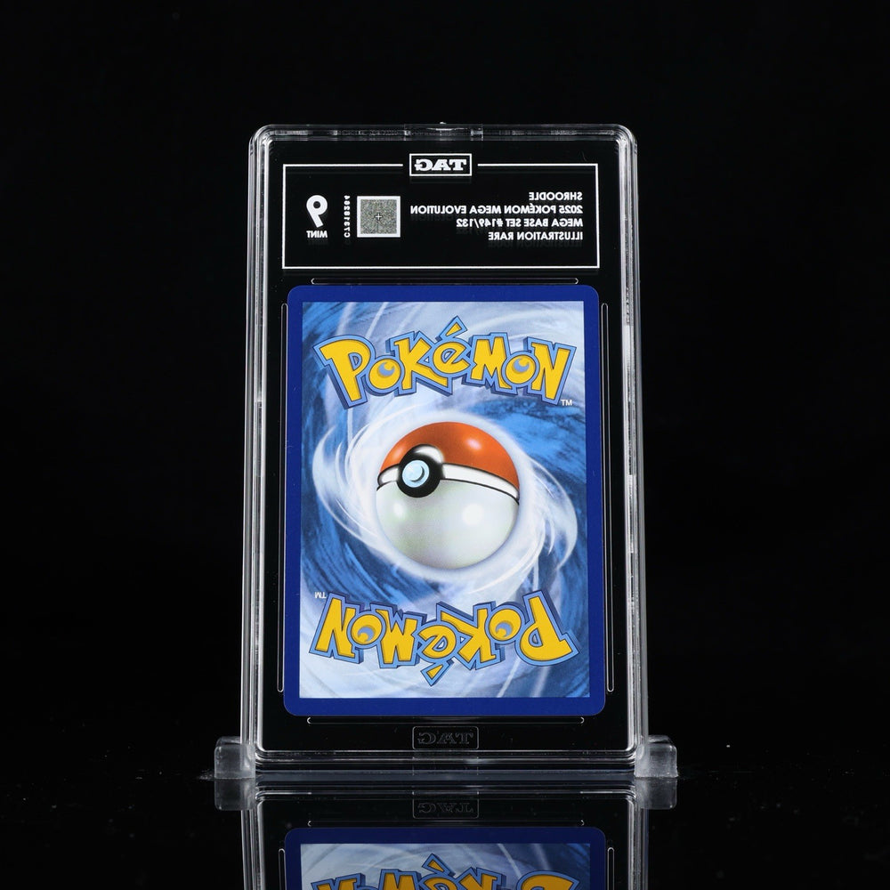 ‼️Shroodle 149/132: Mega Evolution Holo GRADE 9! SHIPS SAME DAY~SHOOT OFFER💨