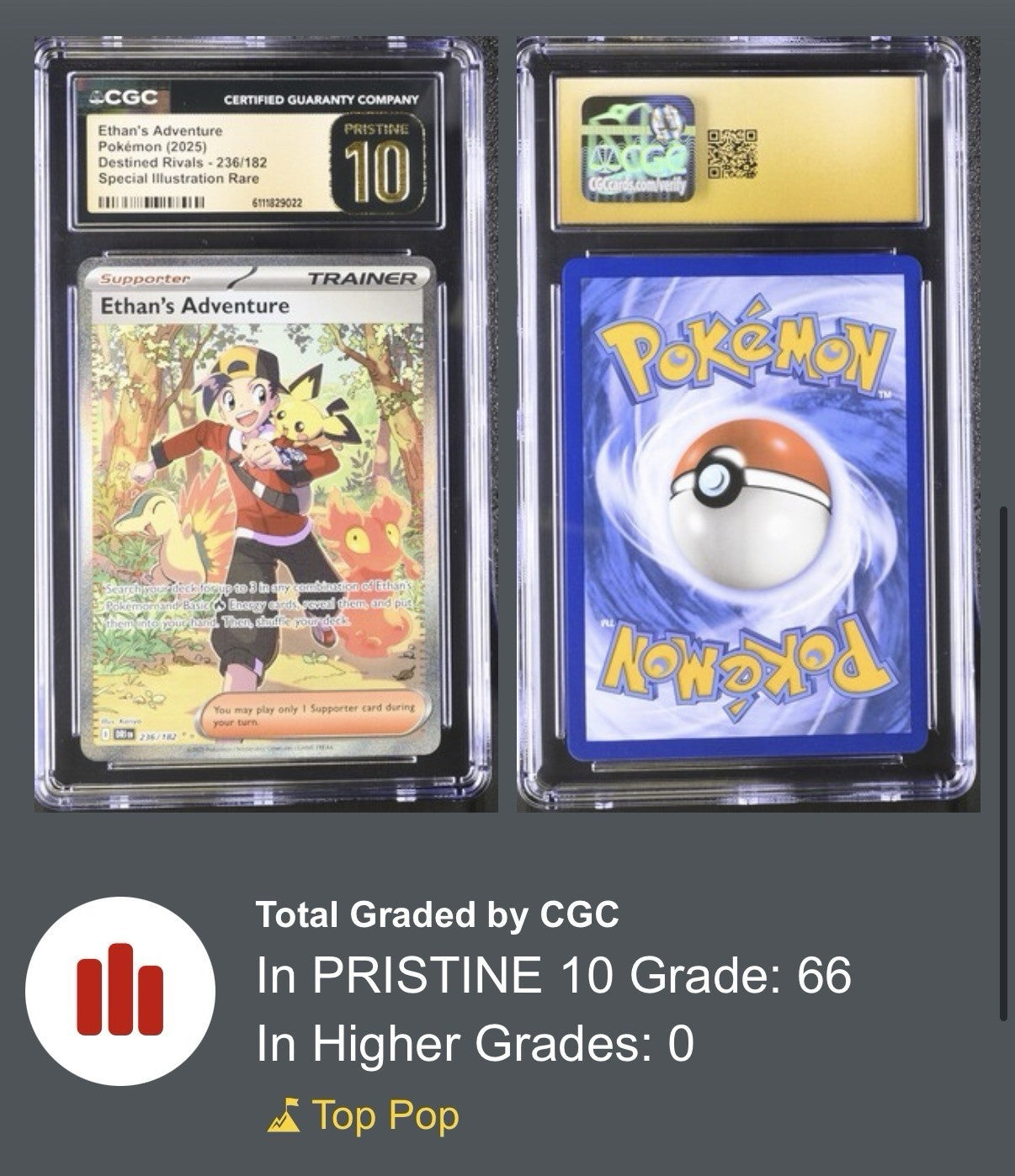‼️ Ethan's Adventure 236 Destined Rivals GRADE 10 PRISTINE GOLD LABEL TOP POP!💨