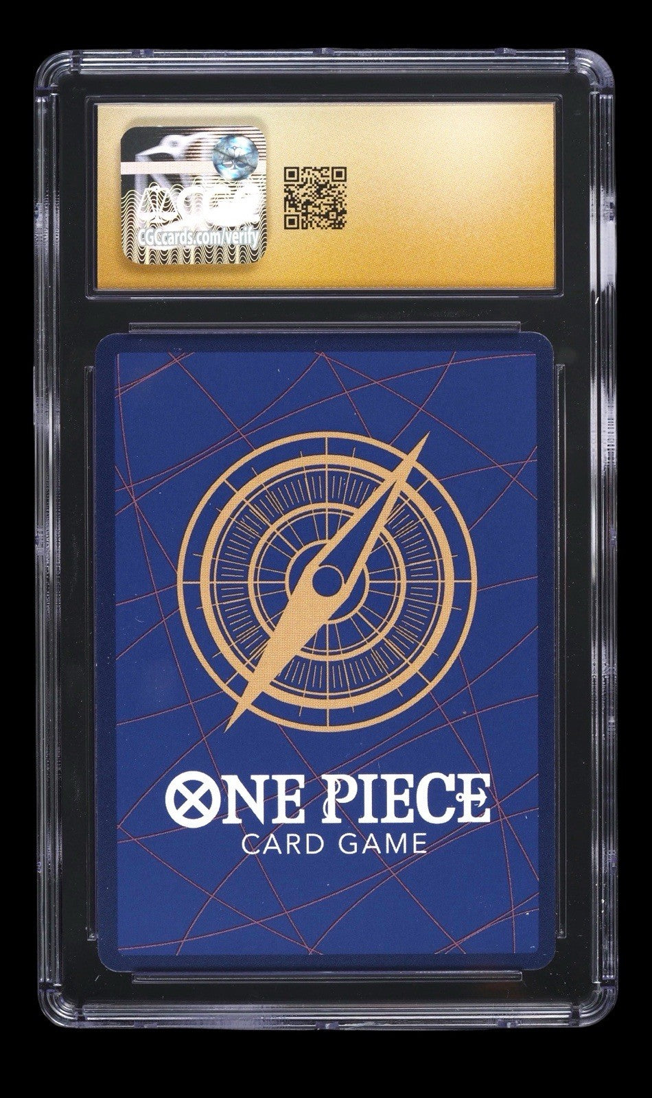 💎ONE PIECE~ Smoker OP10-030 Carrying On His Will GRADE 10 PRISTINE GOLD LABEL💨