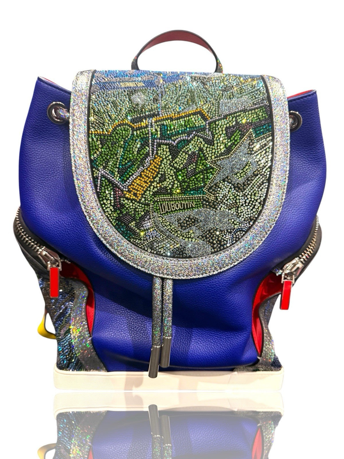 💎 RARE 1 Of 1~Christian Louboutin Explorer Funk Backpack Leather~SHOOT OFFER💨