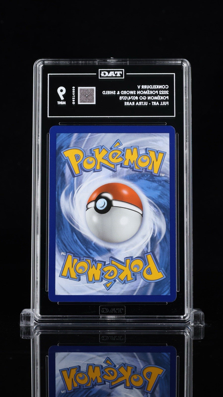 ⚠️ Conkeldurr V 074/078 Pokémon GO Holo~ TAG GRADE 9~ FAST SHIP SHOOT OFFER!💨