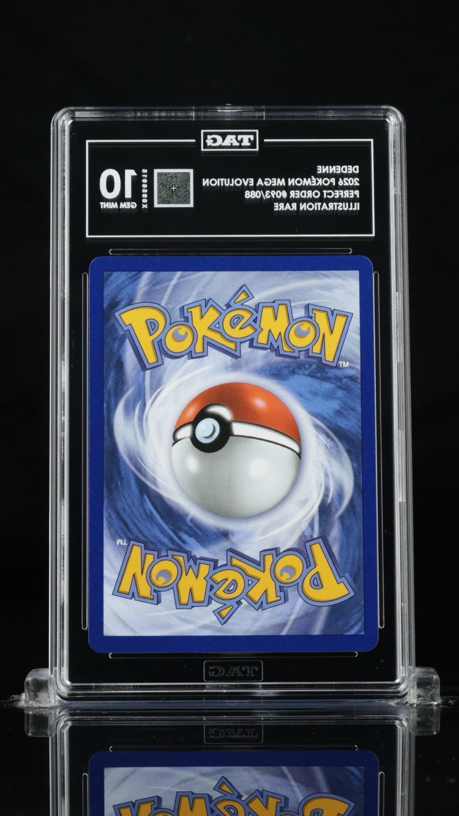 💛 Dedenne 093/088 Pokemon Perfect Order Holo TAG GRADE 10! TOP RANKED!💨