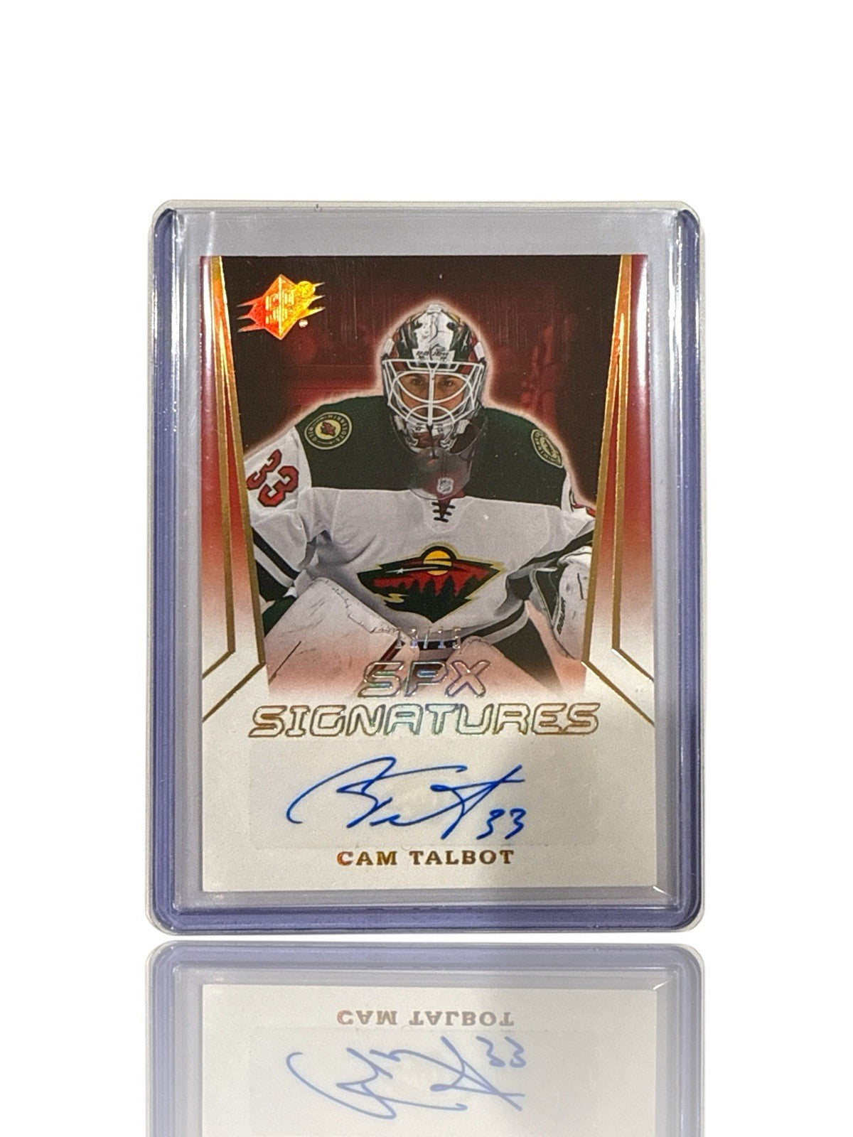‼️2021-22 SPx - Spx Signatures Cam Talbot #SPX-CT Gold 13/15 (AU)~SHOOT OFFER💨