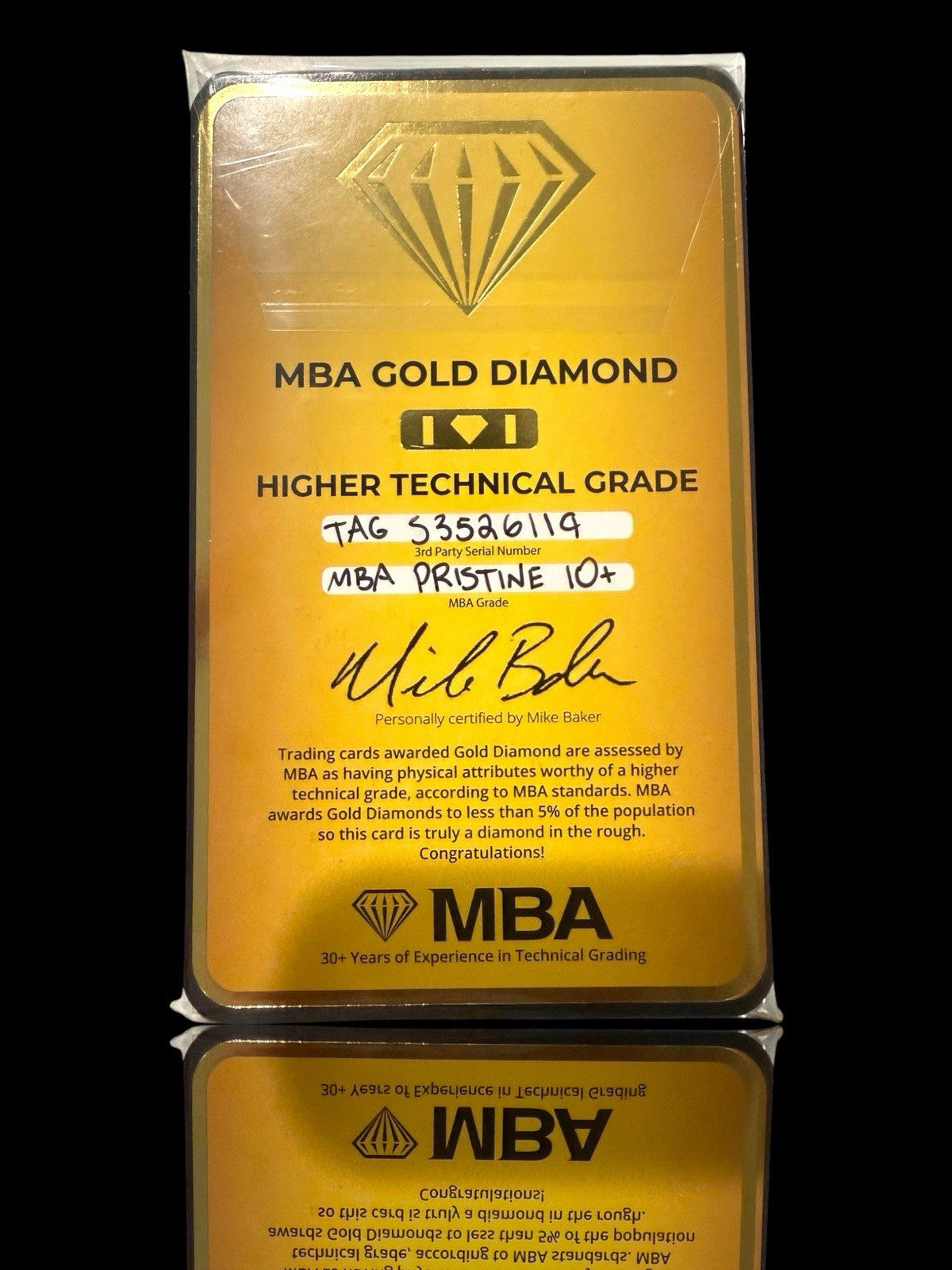🚨 Mega Zygarde ex #047 Pokemon Perfect Order~TAG 10~PRISTINE GOLD DIAMOND MBA💎