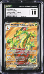 ‼️Hydrapple ex 156/142: Stellar Crown Holo GRADE 10! FAST SHIP~ SHOOT OFFER!💨