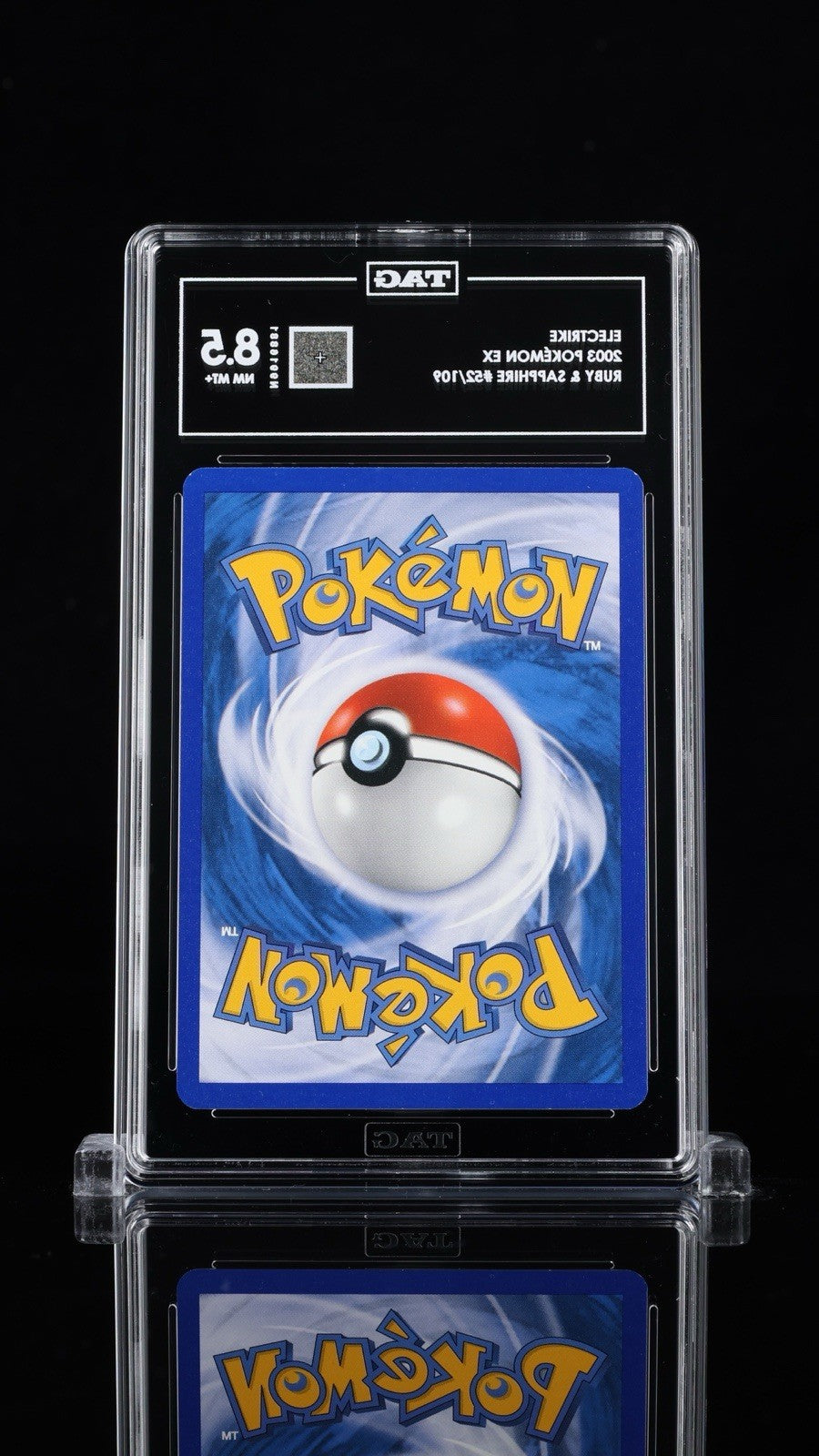 ⚠️ Electrike 52/109 Pokemon EX Ruby & Sapphire~TAG 8.5~FAST SHIP SHOOT OFFER!💨