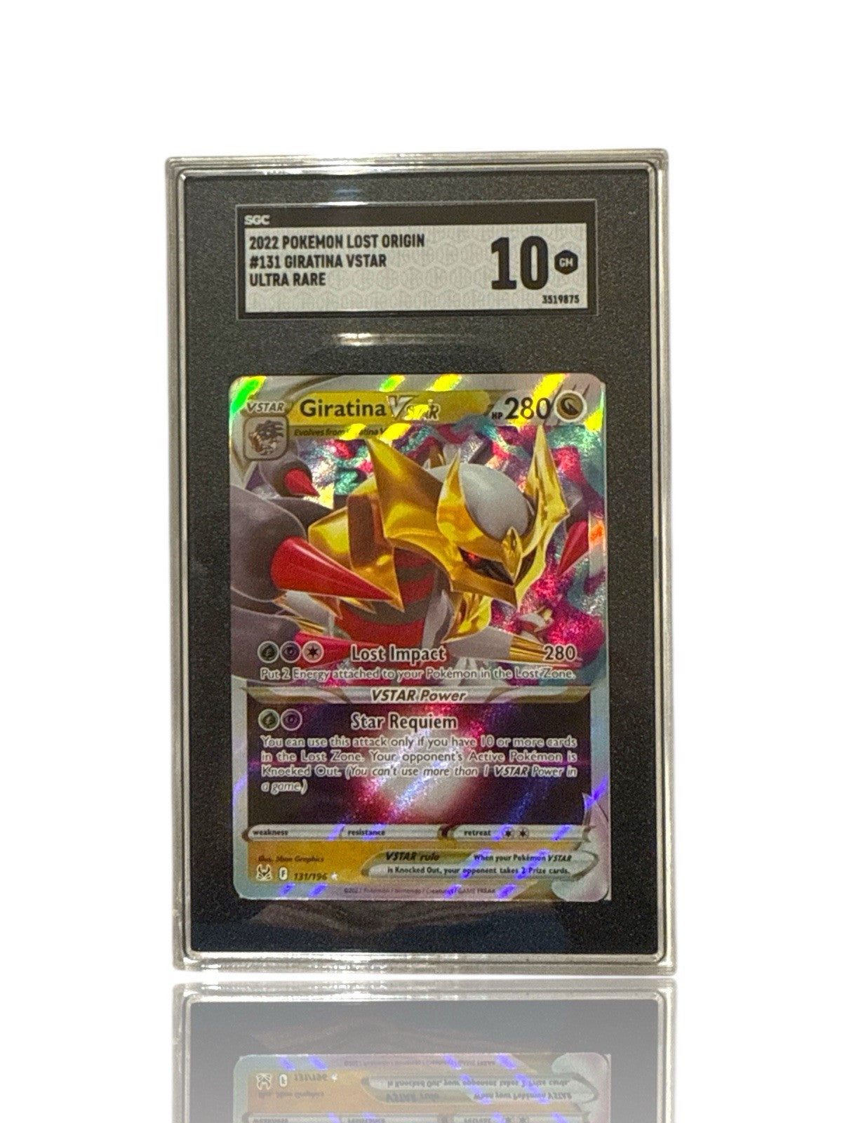 ‼️Pokemon Giratina VSTAR 131/196: Lost Origin Holo GRADE 10! SHOOT OFFER💨