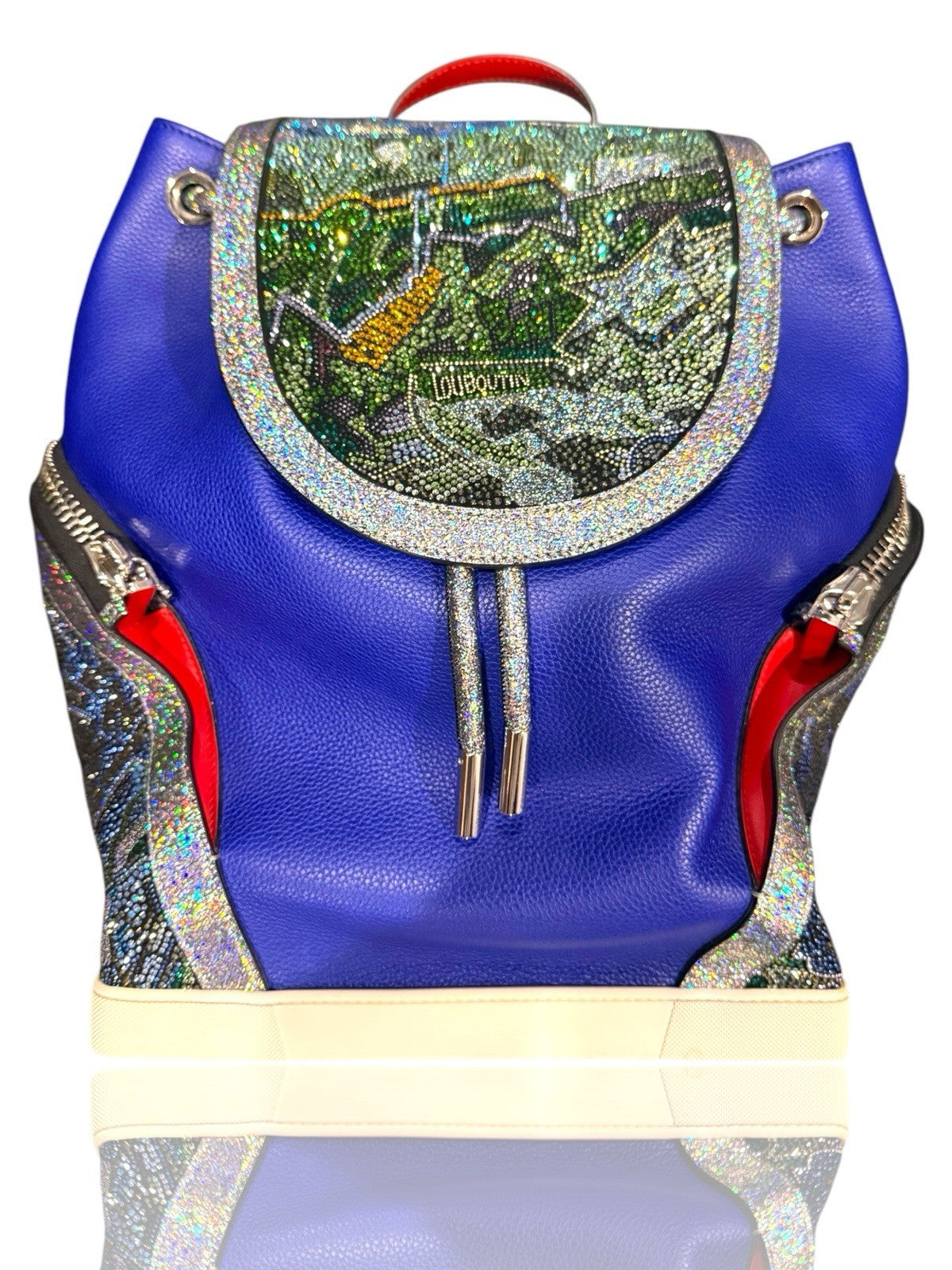 💎 RARE 1 Of 1~Christian Louboutin Explorer Funk Backpack Leather~SHOOT OFFER💨