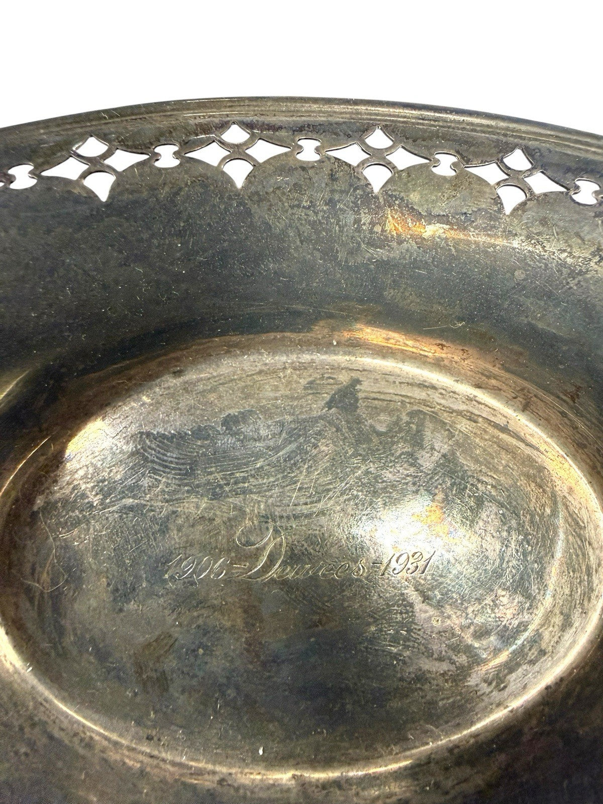 ⚠️ Tiffany Co Vintage 925 Sterling Silver Jewelry Dish~114 Grams~ SHOOT OFFER💨