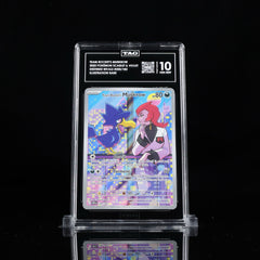 ‼️Team Rocket's Murkrow 200/182: Destined Rivals Holo TAG GRADE 10! FAST SHIP!💨