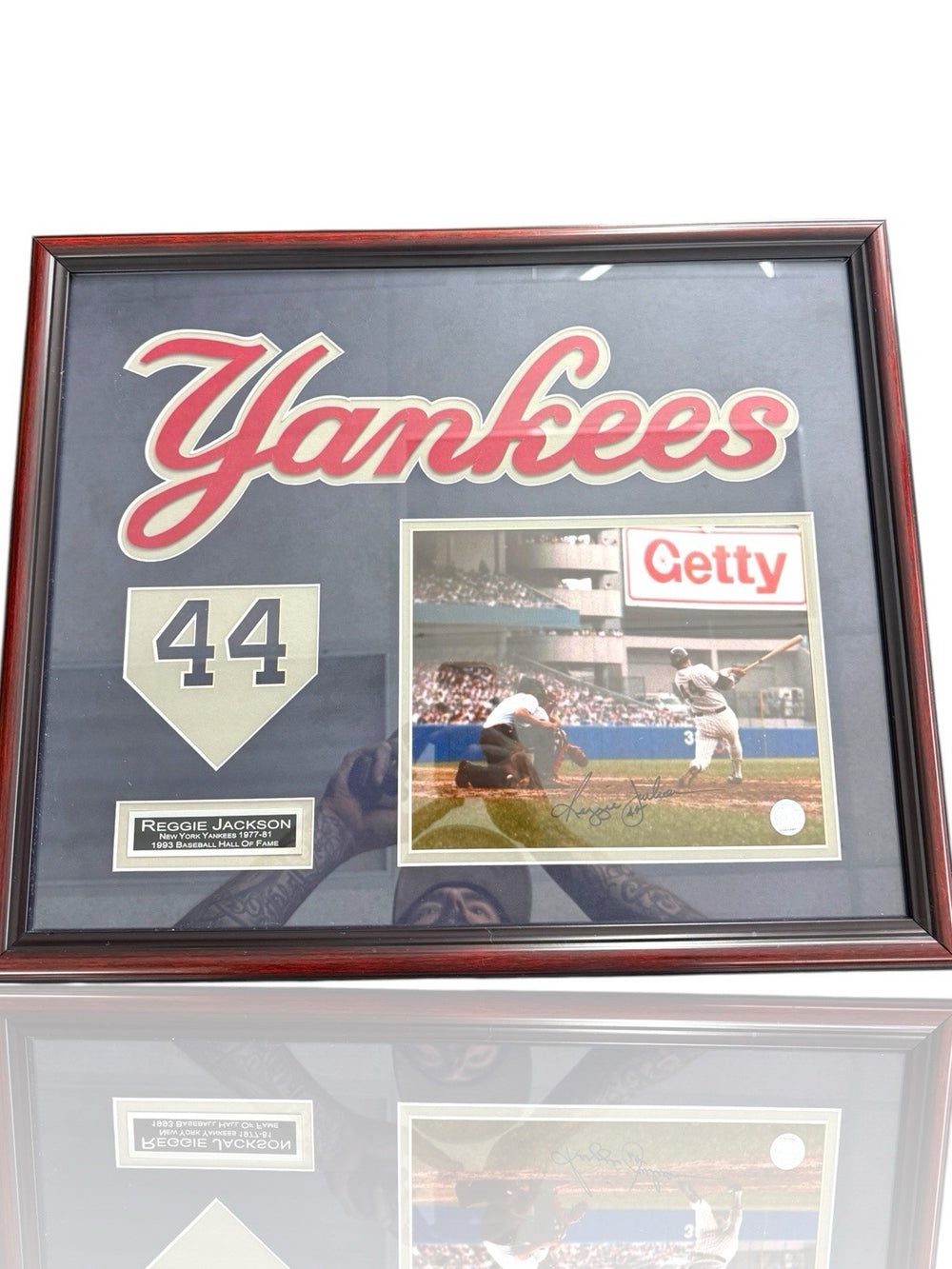 ⚠️Framed Reggie Jackson Yankees Auto 18x22"~COA GFA~HIGH QUALITY SHOOT OFFER💨