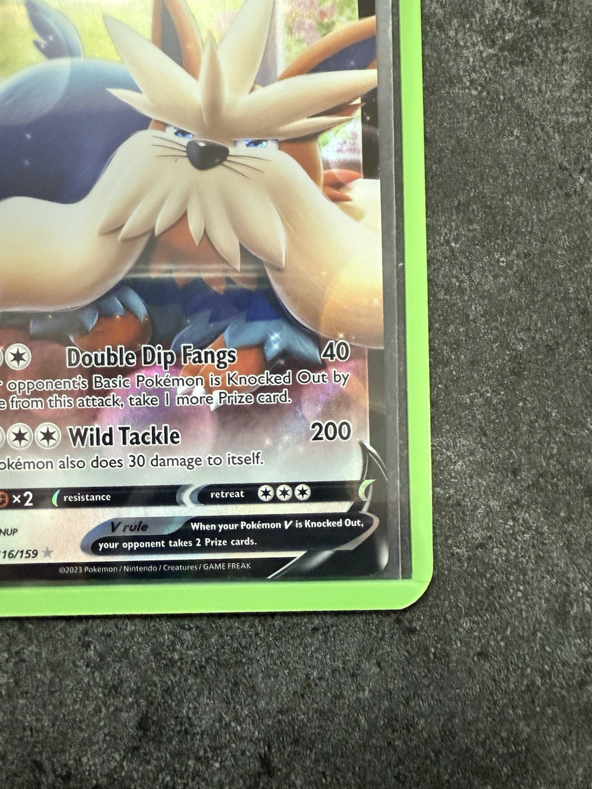 Stoutland V 116/159 Crown Zenith Holo