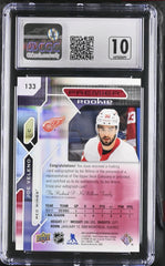 ‼️2021-22 Upper Deck Premier Rookies Joe Veleno #133~GRADE 8.5~AUTO 10~POP 1💨