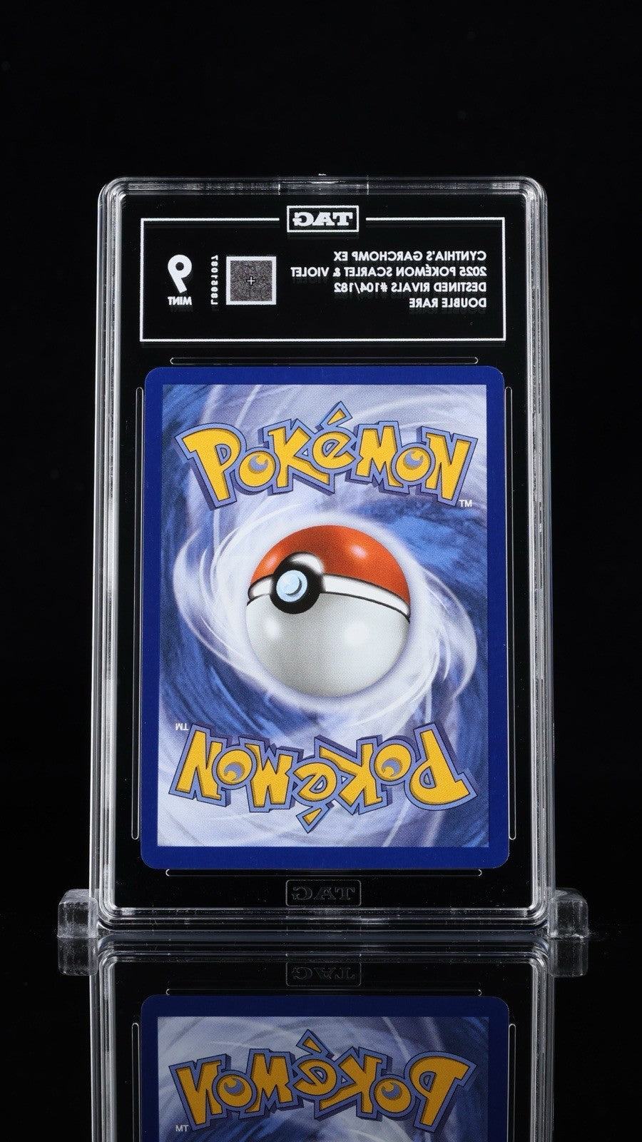 ⚠️ Cynthia's Garchomp ex 104/182 Destined Rivals Holo~TAG GRADE 9~SHOOT OFFER💨