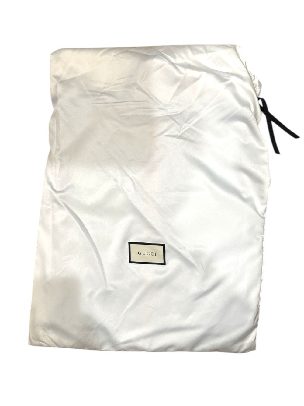 🌟NEW Gucci Leather and Black Canvas Drawstring Backpack Gucci Web~SHOOT OFFER💨