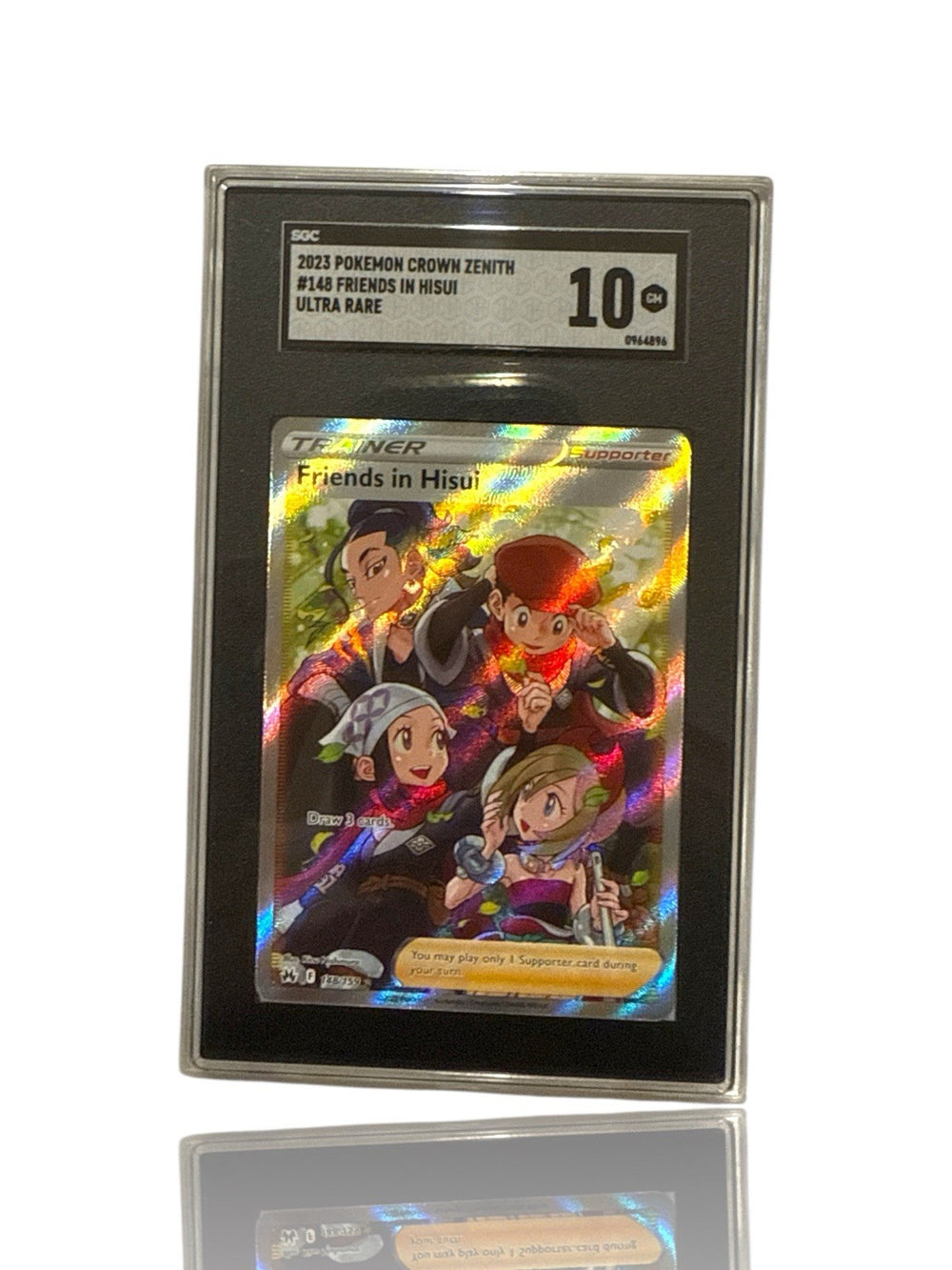 ‼️Pokemon Friends in Hisui Full Art 148/159 Crown Zenith Holo GRADE 10~FAST SHIP