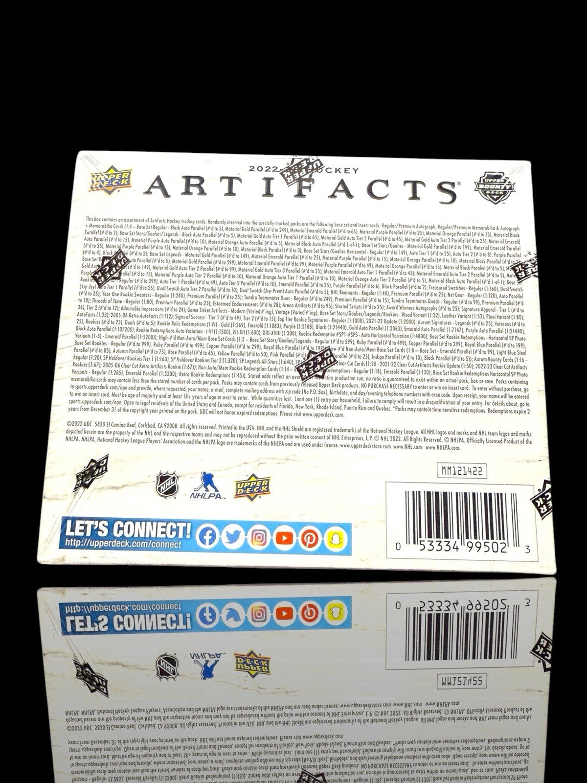 ⚠️ 2022-23 Upper Deck Artifacts Hockey Hobby Box SEALED~FAST SHIP SHOOT OFFER!💨