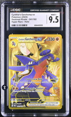 ‼️Cynthia's Garchomp ex 241/182 Destined Rivals Holo GRADE 9.5! FAST SHIP!💨